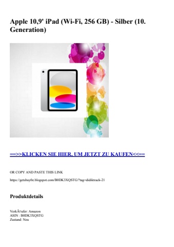 9905 apple 10 9' ipad  wi-fi  256 gb  - silber  10