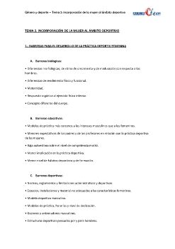 CFEM_TD2LOE_GeneroyDeporte_TEMA 2. Incorporación de la mujer al ámbito deportivo