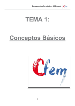 TEMA 1: CONCEPTOS BÁSICOS