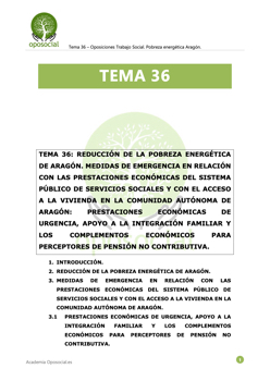 OPOSOCIAL - TEMA 36