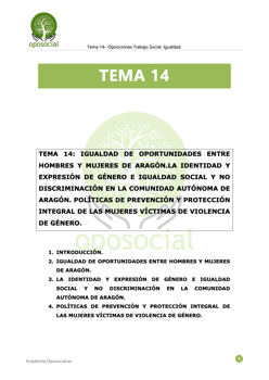 [OPOSOCIAL] TEMA 14