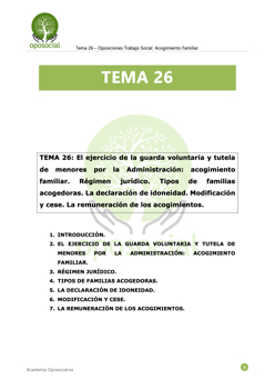 OPOSOCIAL - TEMA 26