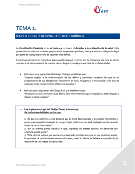 TEMA 1: MARCO LEGAL Y RESPONSABILIDAD JURÍDICA