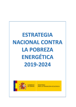 OPOSOCIAL - Estrategia Nacional contra la pobreza energetica 2019-2024