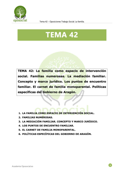 [OPOSOCIAL] TEMA 42