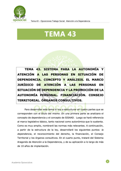 OPOSOCIAL- TEMA 43