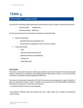 Tema 5 PRIMEROS AUXILIOS CFEM