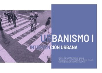 URBANISMO I PROYECTO | PARQUE URBANO