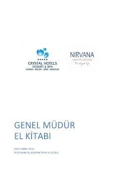 GENEL MÜDÜR EL KITABI