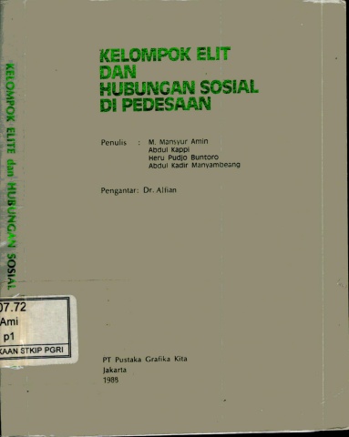 Kelompok Elit dan Hubungan Sosial di Pedesaan-Mansyur Amin