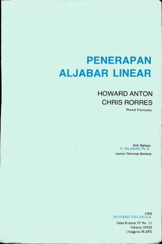 Penerapan Aljabar Linear-Howard Anton