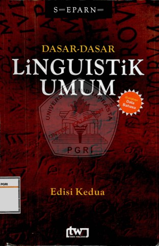 Dasar-Dasar Linguistik Umum