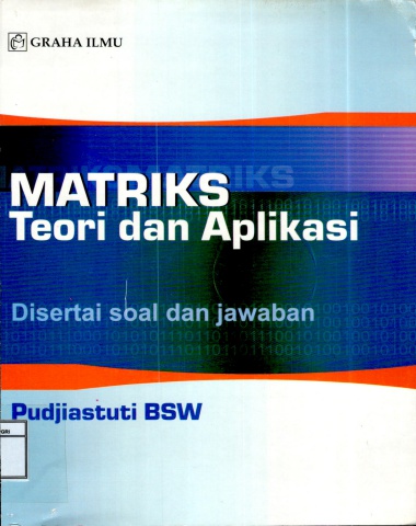 Matrik Teoroi & Aplikasi-Pudjiastuti