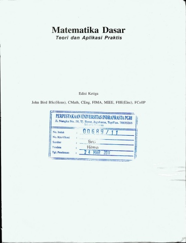 Matematika Dasar-John Bird