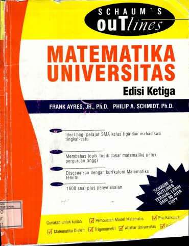 Matematika Universitas-Frank Ayres