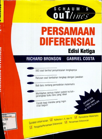 Persamaan Diferensial-Richard Bronson