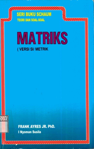 Teori & Soal Matriks-Frank Ayres