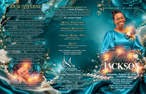 2026 - Pearlie Haggins Jackson - Keepsake Program (11x17)