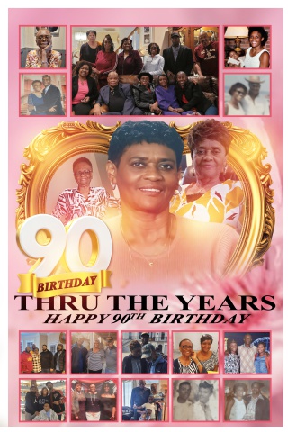 90th Birthday Graphic