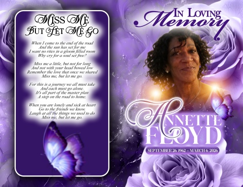 Ms. Annette Floyd - Keepsake Program