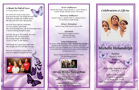 2025 - Ms. Katherine Kim Michelle Holsendolph - Keepsake Program