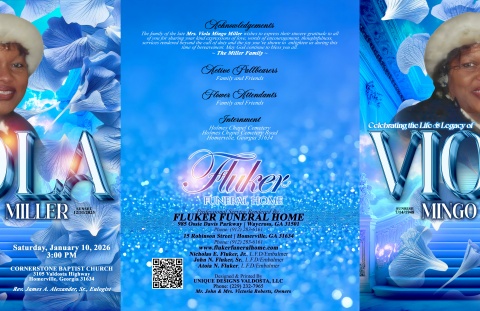 Mrs. Viola Mingo Miller - Keepsake Program (2026) v2