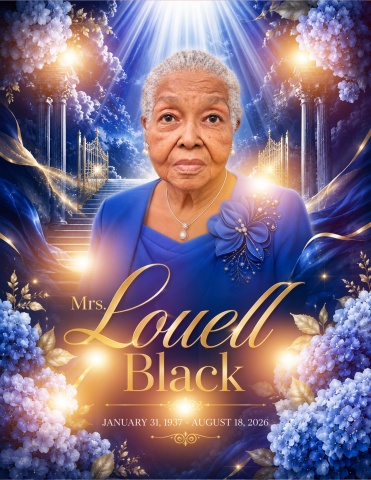 Mrs. Louell Black - Keepsake Registry Book