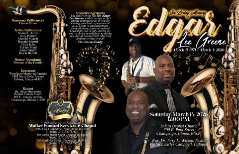 Mr. Edgar Lee Greene - Keepsake Program v3
