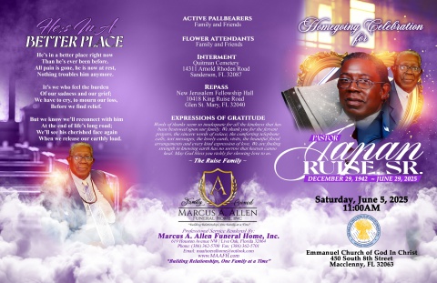 Pastor Japan Ruise - Keepsake Program