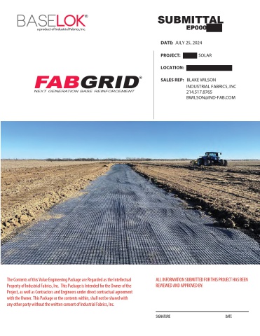 BaseLok FabGrid Submittal-EP0001716 - Tilden Solar - BW - 07252024_Redacted