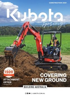 2021 Kubota Spring Catalogue - Construction