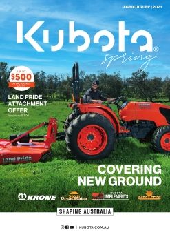 2021 Kubota Spring Catalogue - Agriculture