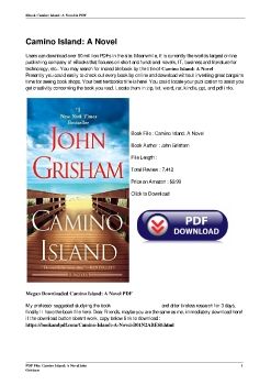 Camino Island: A NovelJohn Grisham