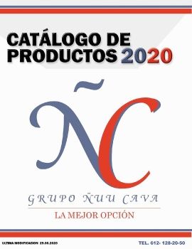 CATALOGO GRUPO ÑUU CAVA OCTUBRE 2020