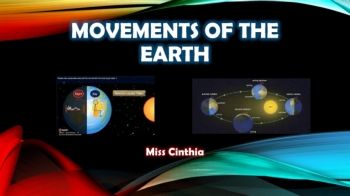 Movements of the earth