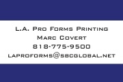 L.A. Pro Forms Printing