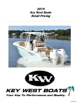 2019 Key West Boats Retail Pricing with pricesheets 7.9.18