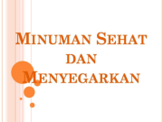 Minuman Sehat dan Menyegarkan