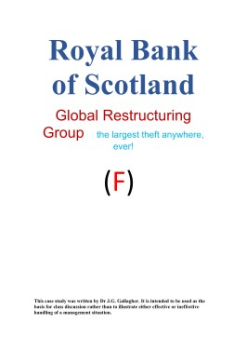 RBS GRG F Case Study