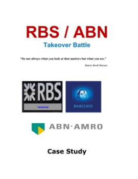 RBS – ABN takeover