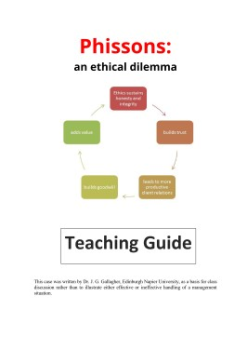 Phissons Ethics Dilemma Teaching Guide