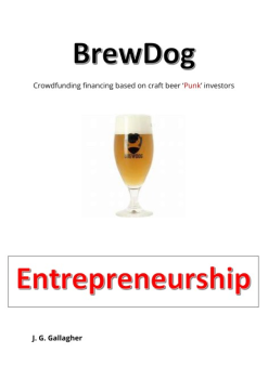 BrewDog Entrepreneurship