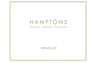 HAMPTONS DRINKS 