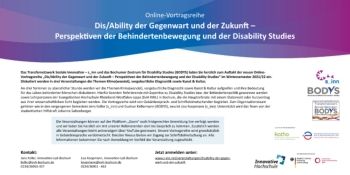 Vortragsreihe Disability Studies_20211028