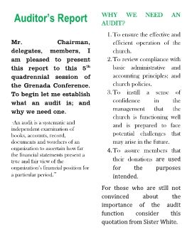 Auditor's 2019 Session Report (2)