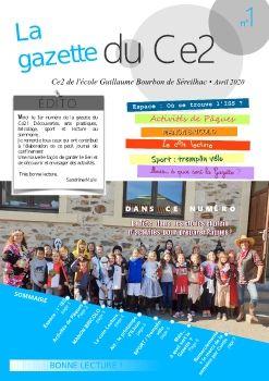 La Gazette du CE2 - n°1_Neat