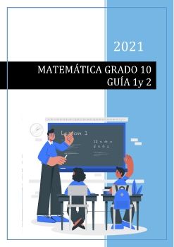 MATEMÁTICA GRADO 10   GUÍA 1 y 2