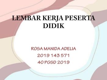 Perangkat pembelajaran simulasi 1 dan 2 pelatihan PMRI