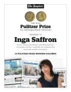 Inga Saffron: 2014 Pulitzer Prize-winning columns