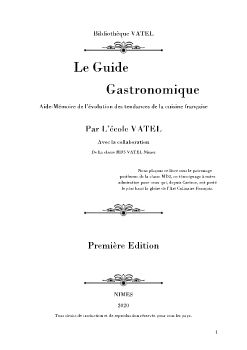 VBC Gastronomie MD3 - Livre Virtuel